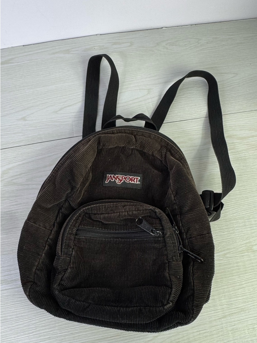 Vintage Jansport corduroy mini backpack half pint